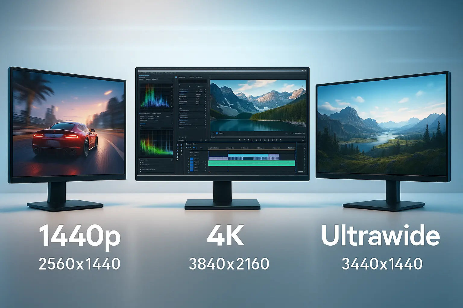 1440p, 4K, or Ultrawide? Choosing the Right Monitor Resolution for Gaming and Content Creation