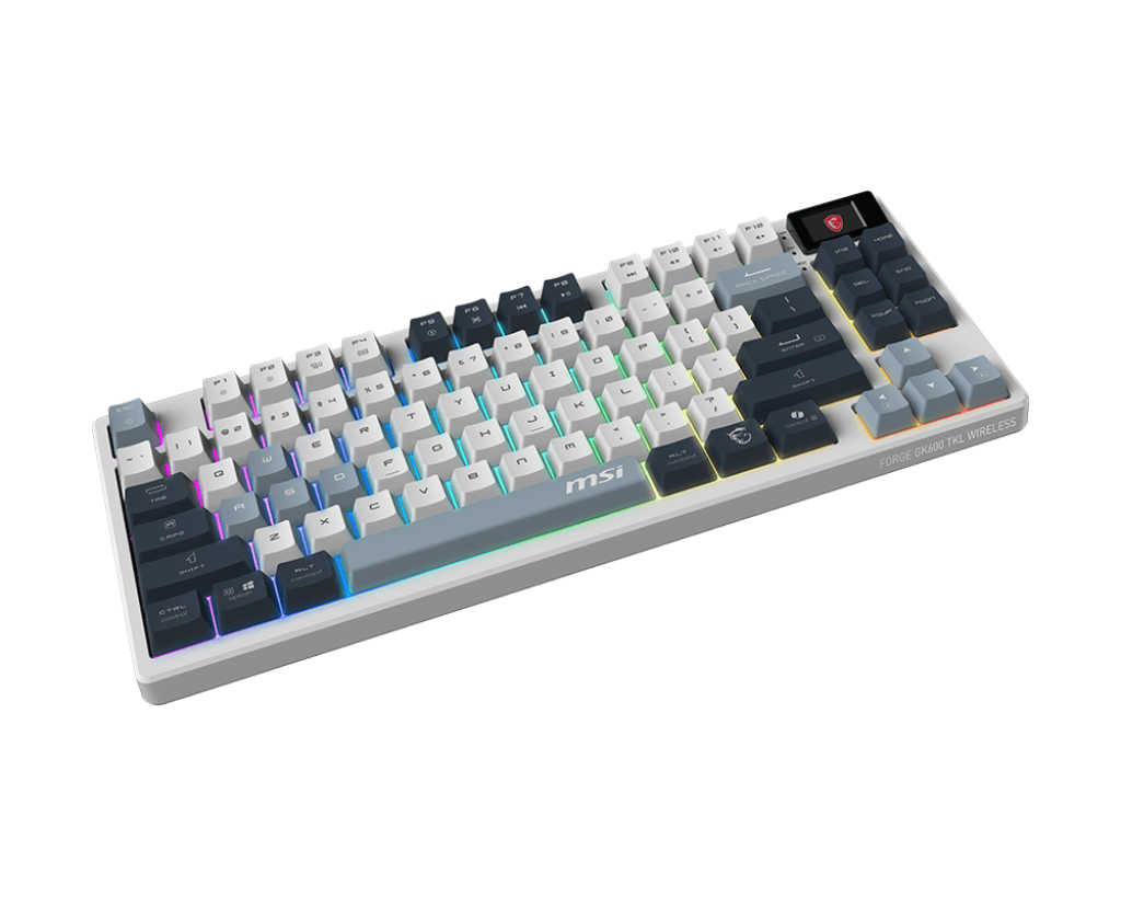 MSI FORGE GK600 TKL WIRELESS SKY KEYBOARD