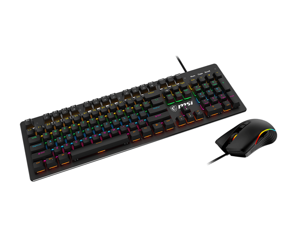 COMBO PACK MSI FORGE GK300 GAMING KEYBOARD & MOUSE