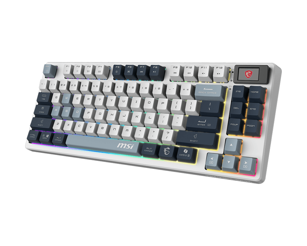 MSI FORGE GK600 TKL WIRELESS SKY KEYBOARD
