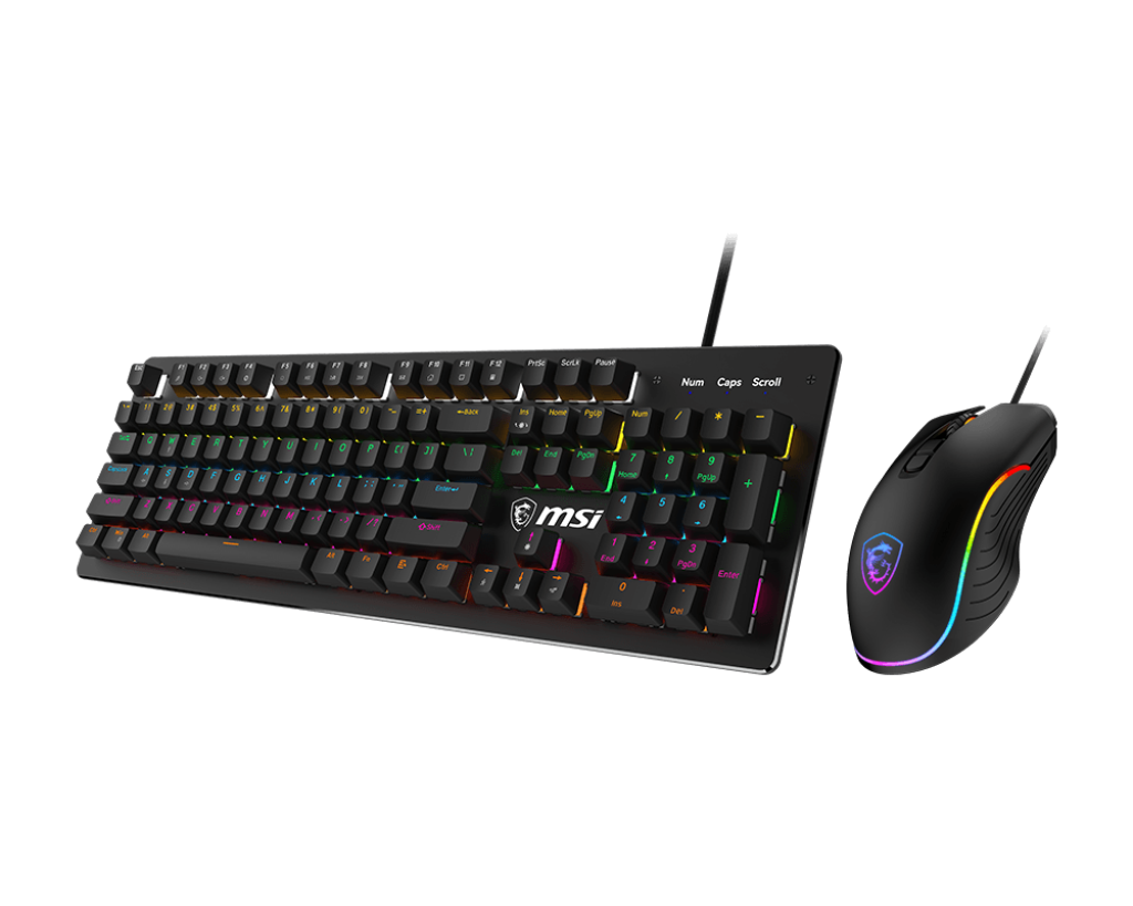 COMBO PACK MSI FORGE GK300 GAMING KEYBOARD & MOUSE