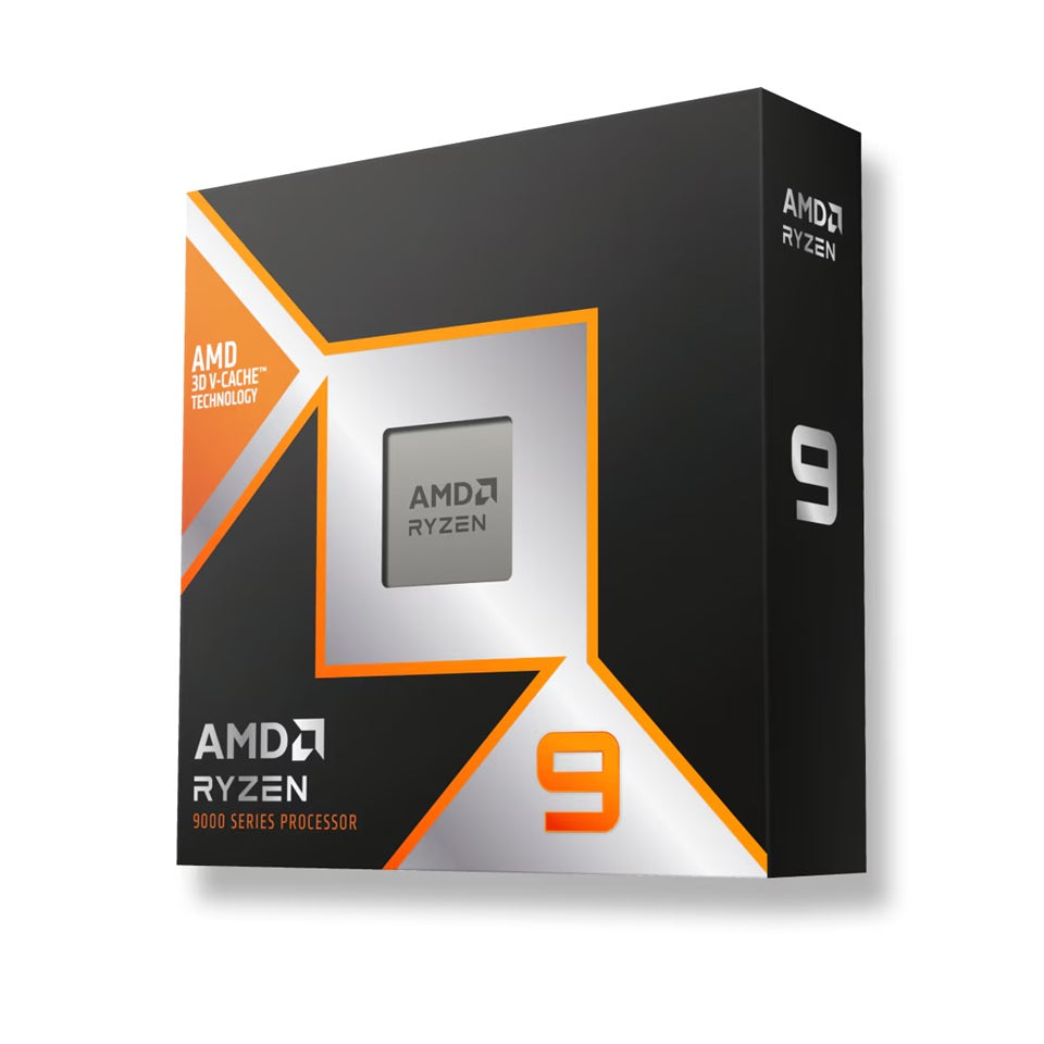 AMD Ryzen 9 9950X3D, 16 Cores/32 Threads, 170watts, Max Freq 5.7Ghz, 144MB Cache, WOF, Radeon™ Graphics