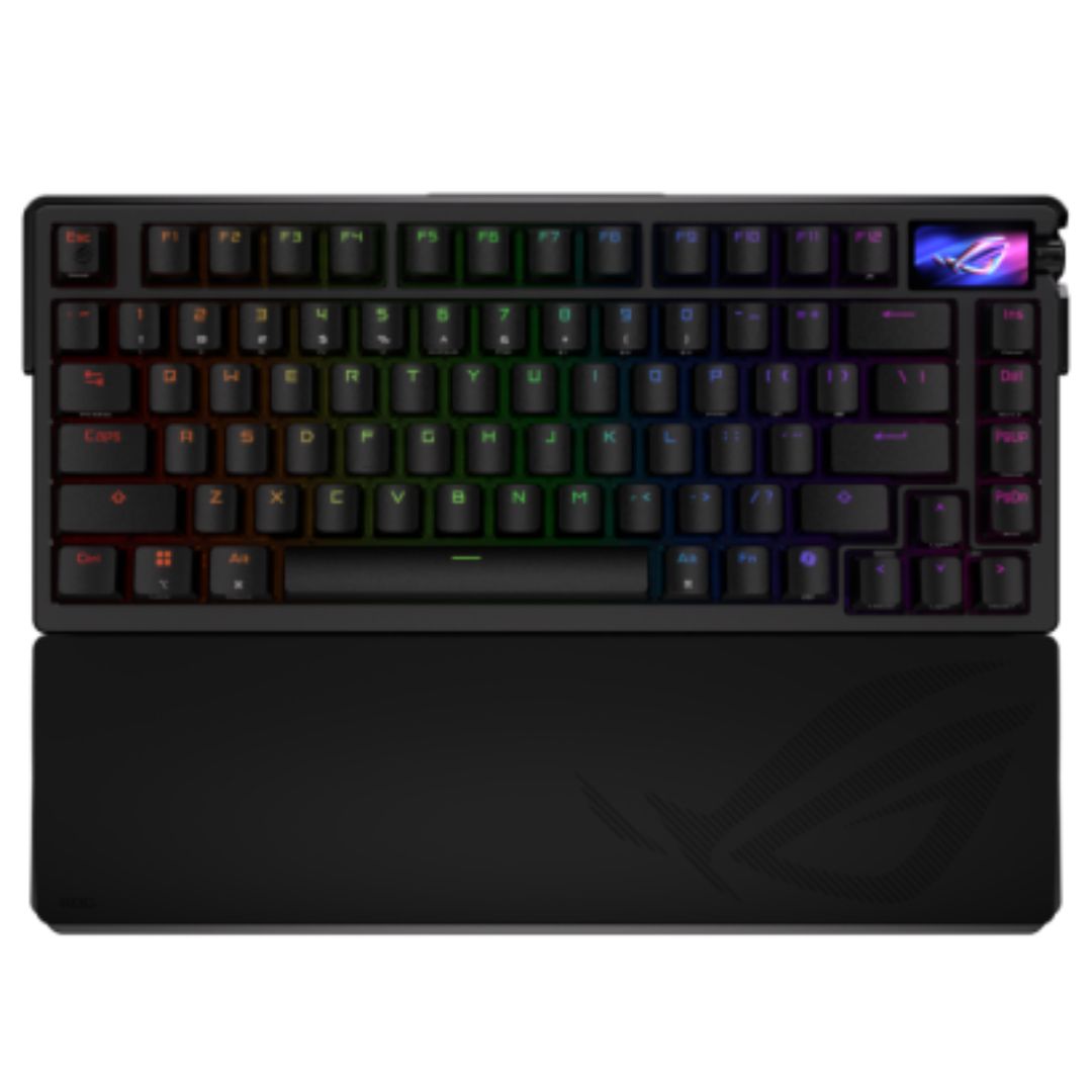 ASUS ROG Azoth Extreme Storm SWITCH, ROG NX Mechanical, Full-Color OLED Touchscreen
