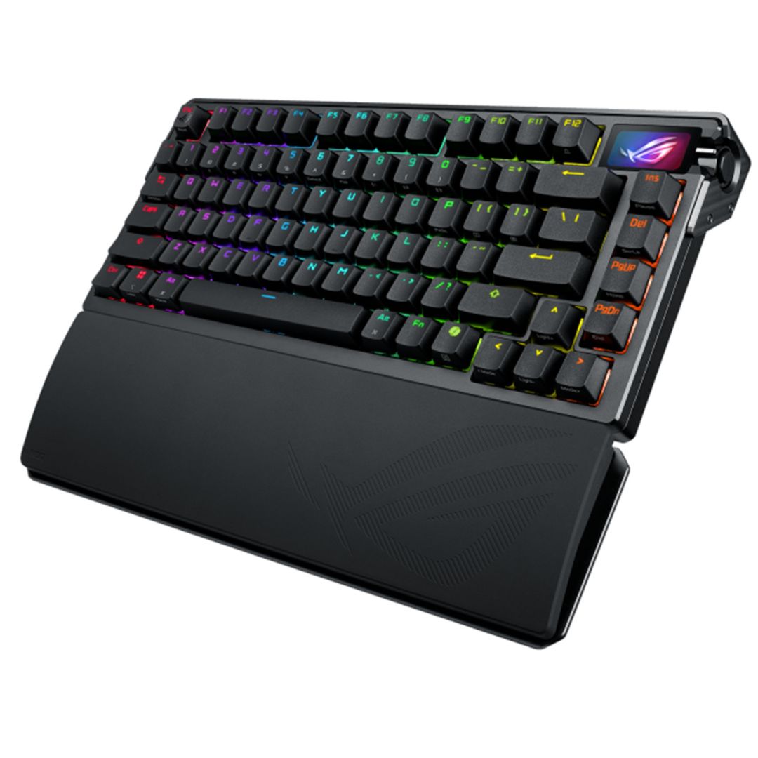 ASUS ROG Azoth Extreme Storm SWITCH, ROG NX Mechanical, Full-Color OLED Touchscreen