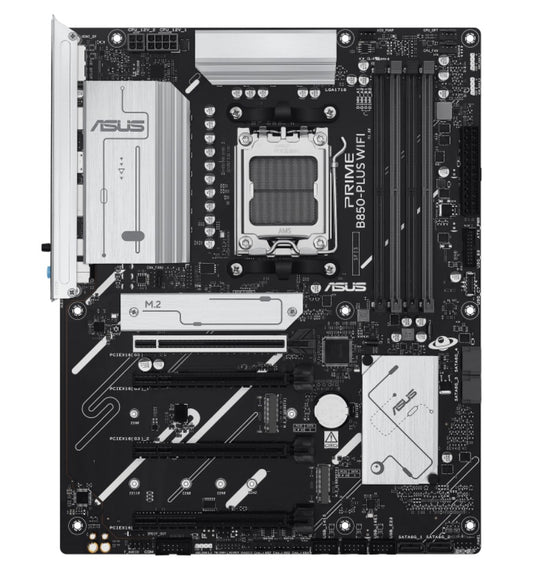ASUS AMD B850 PRIME B850-PLUS WIFI-CSM (AM5) ATX Motherboard, DDR5, Max 256GB, 1 x PCIe 5.0 x16 slot, 4 x SATA