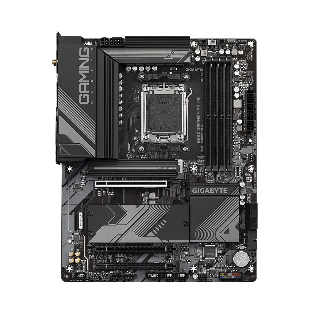 Gigabyte B650 GAMING X AX V2 AMD AM5 ATX Motherboard 4x DDR5~128GB,2x PCIe x16, 3x M.2, 4x SATA 6, 4x USB 3.2, 1x USB-C, 3x USB 2.0