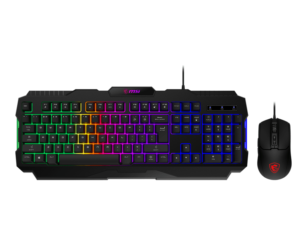 MSI FORGE GK100 GAMING KEYBOARD & MOUSE COMBO PACK